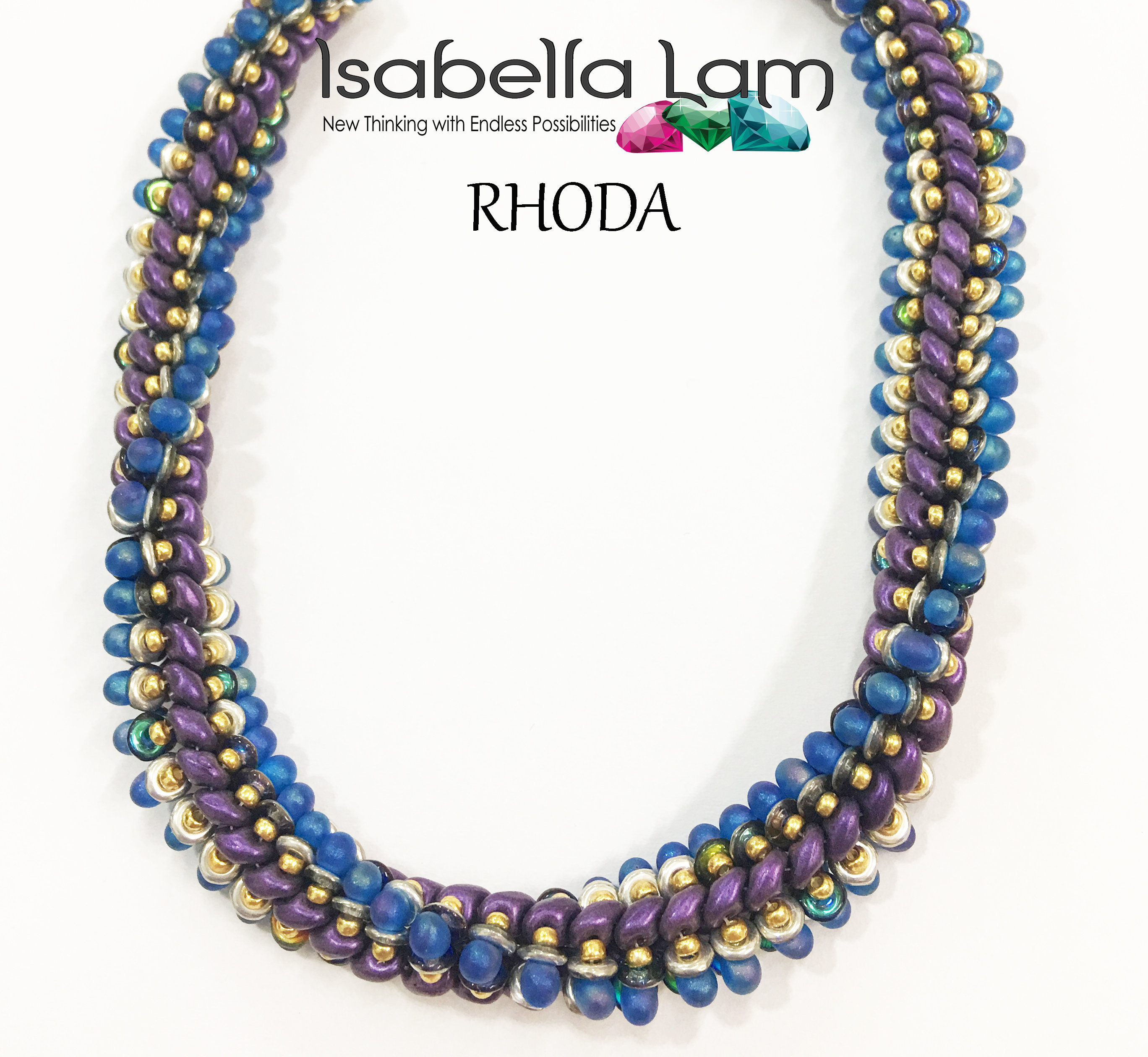 Double Spiral Beaded Rope Tutorial: How to Make a Beaded Chain